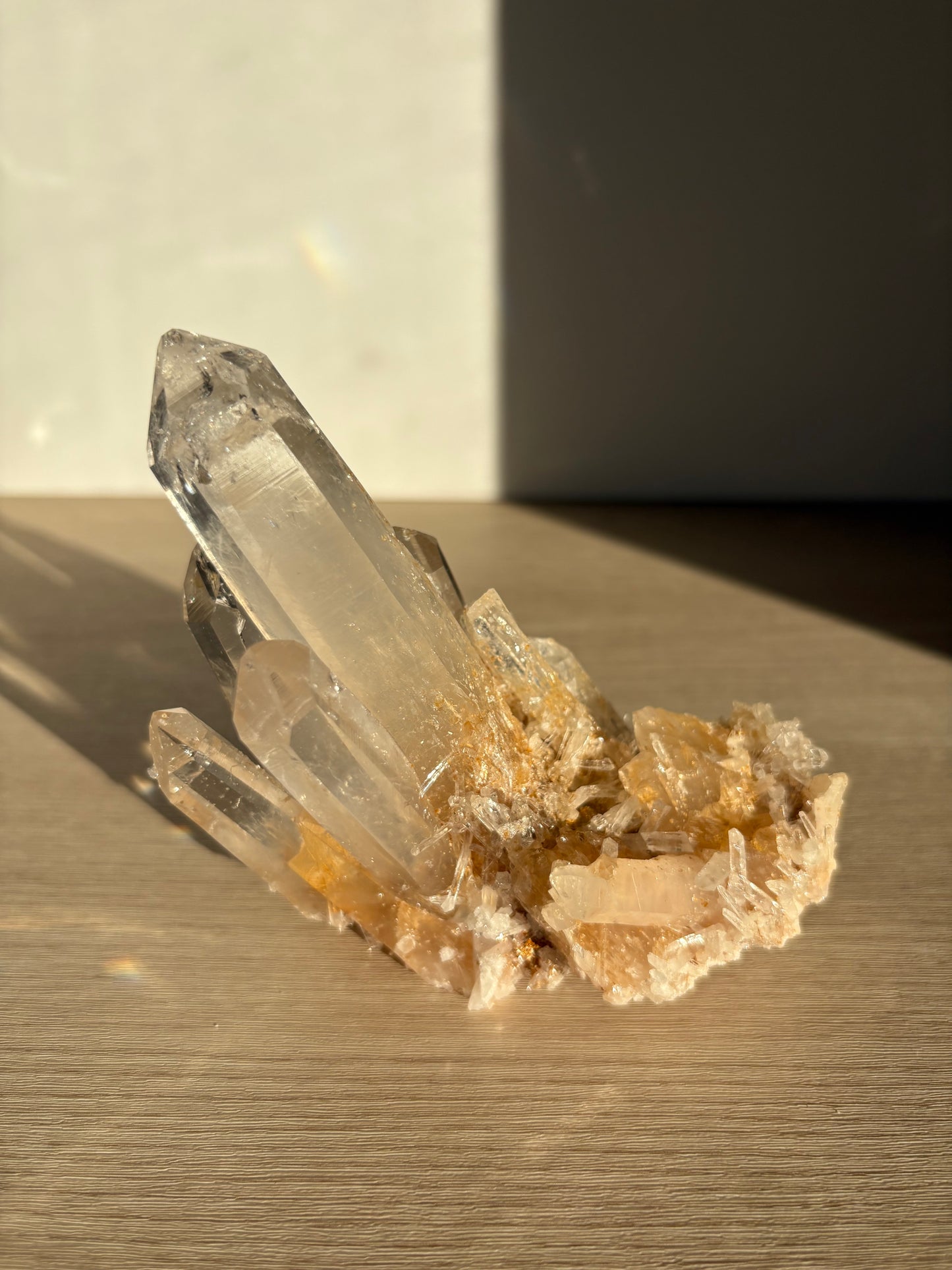 Blue Smoke Colombian Quartz Cluster