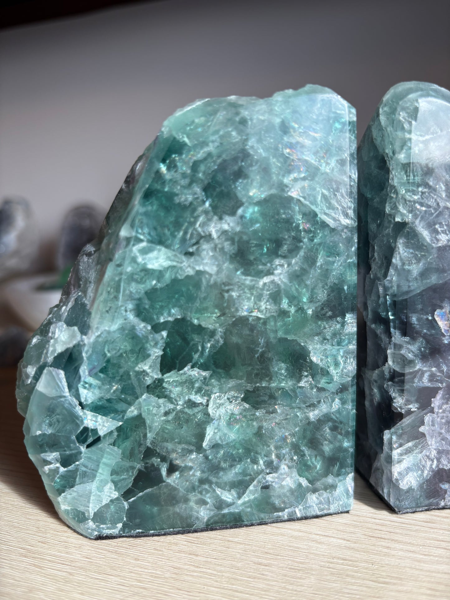 Fluorite Bookends