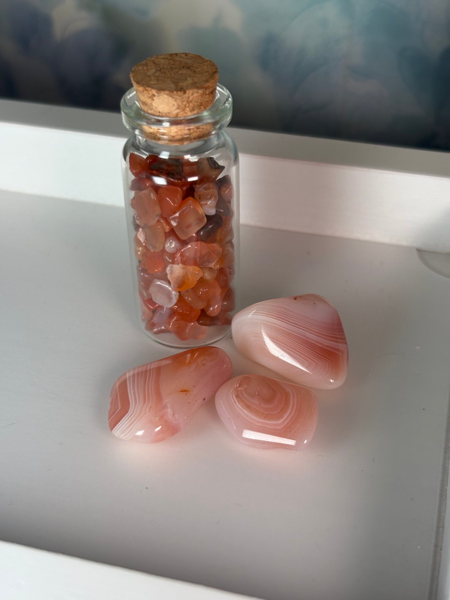 Aries Earth Glitter + Agate Tumbles