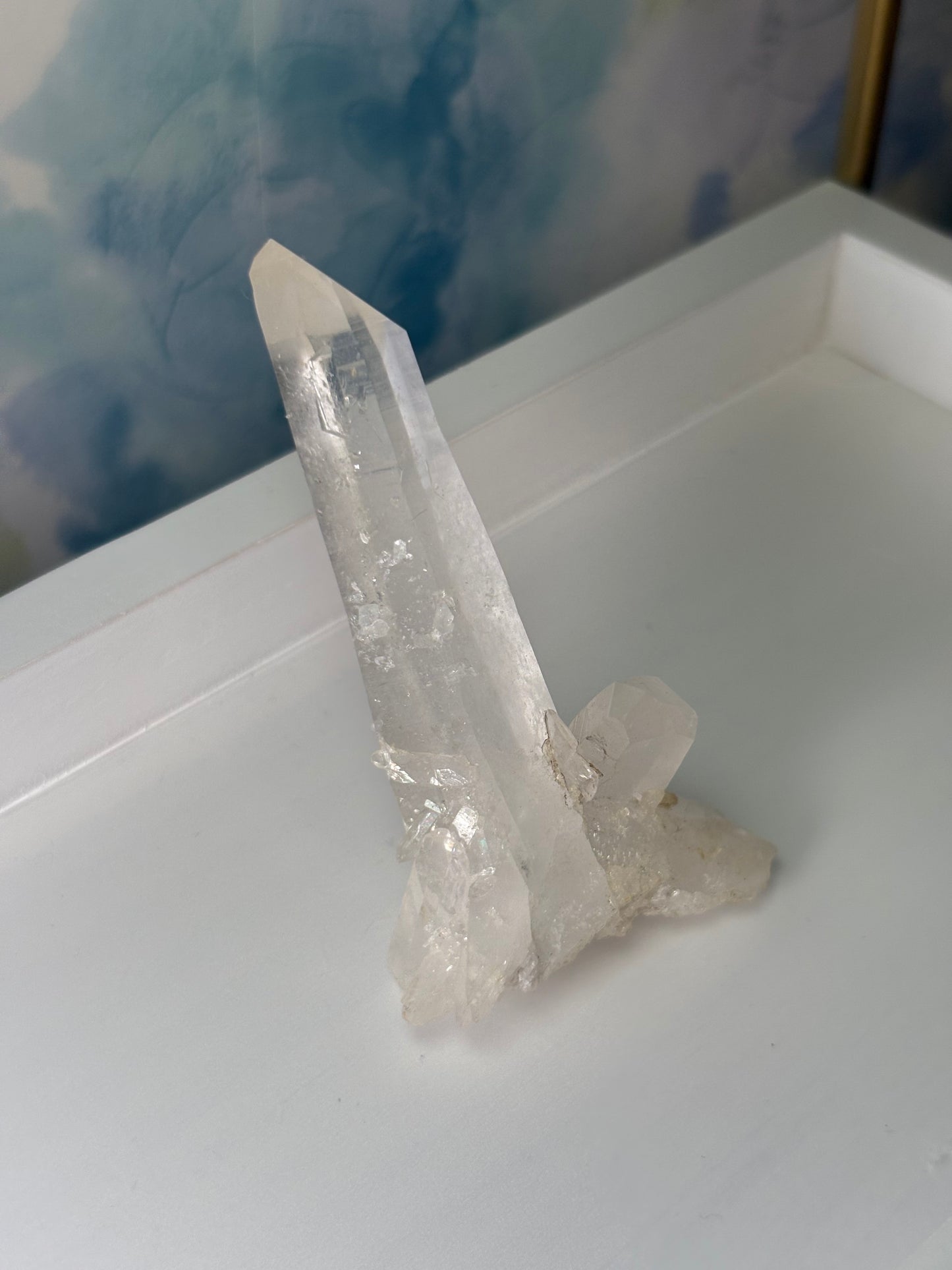 Natural Raw Quartz Pillar