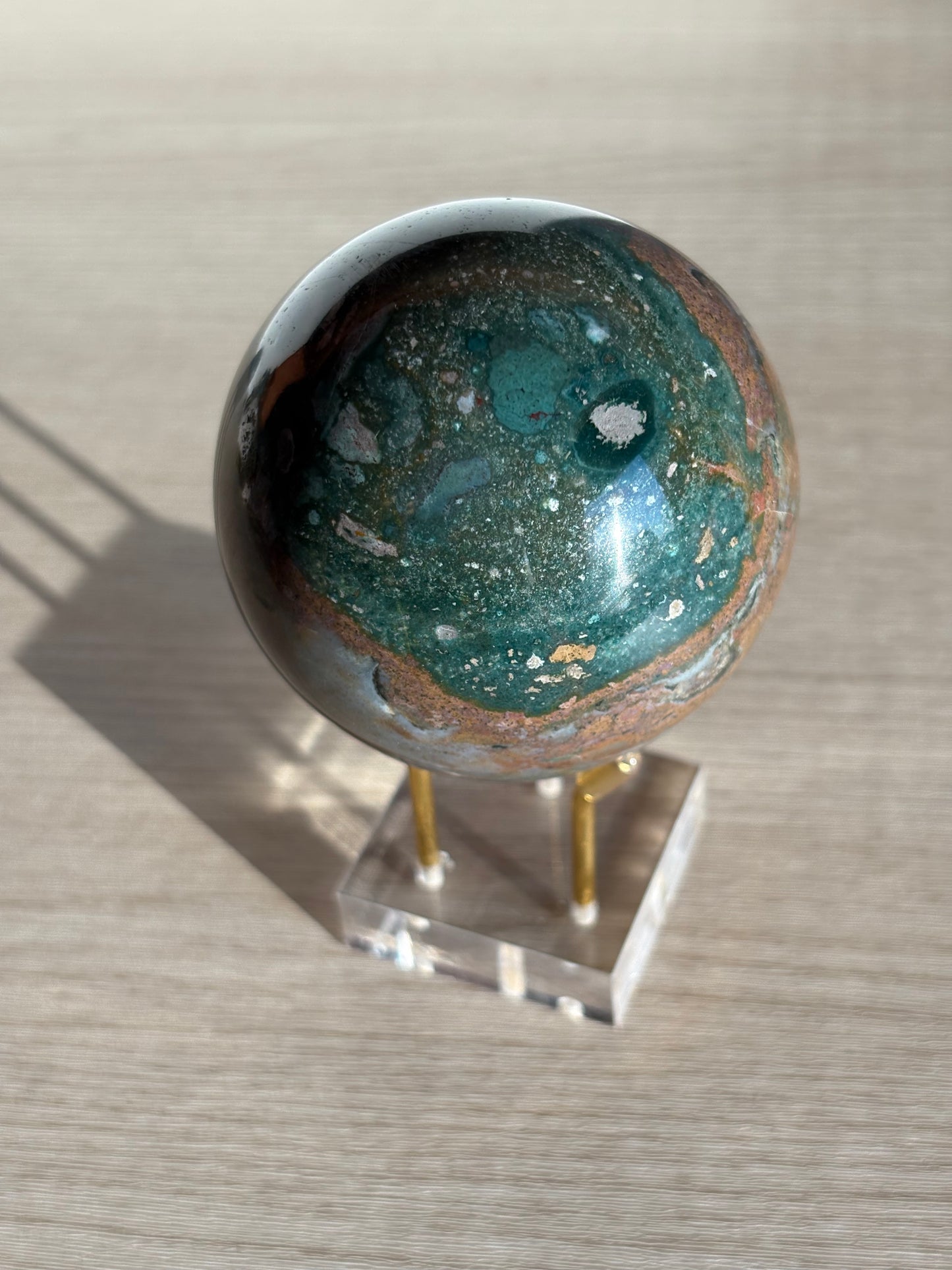 Ocean Jasper Sphere