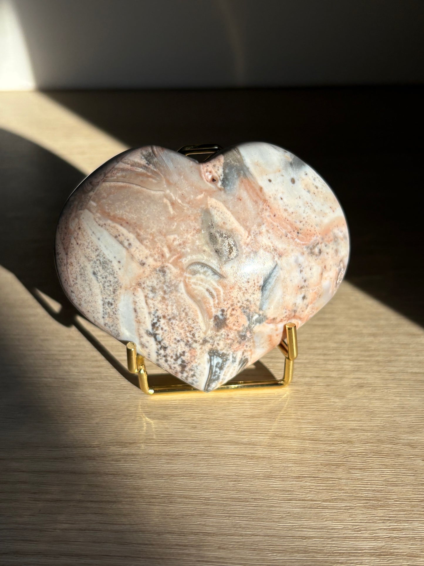 Ocean Jasper Heart