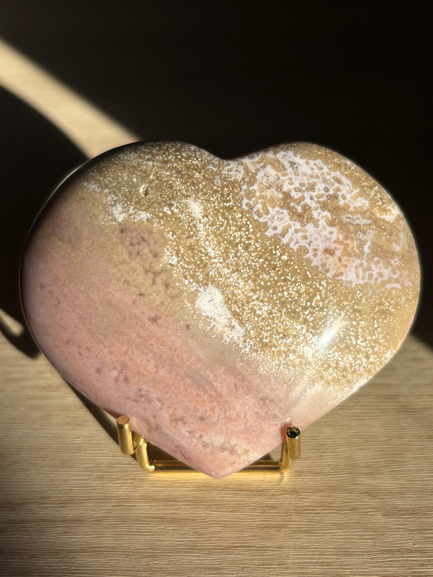 Ocean Jasper Heart