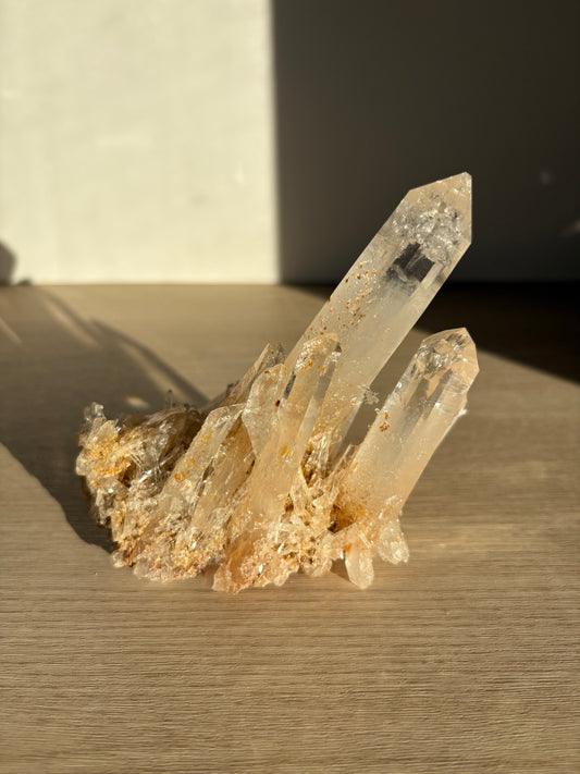 Blue Smoke Colombian Quartz Cluster