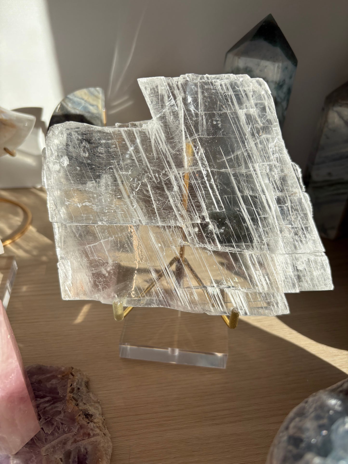 True Selenite Slab
