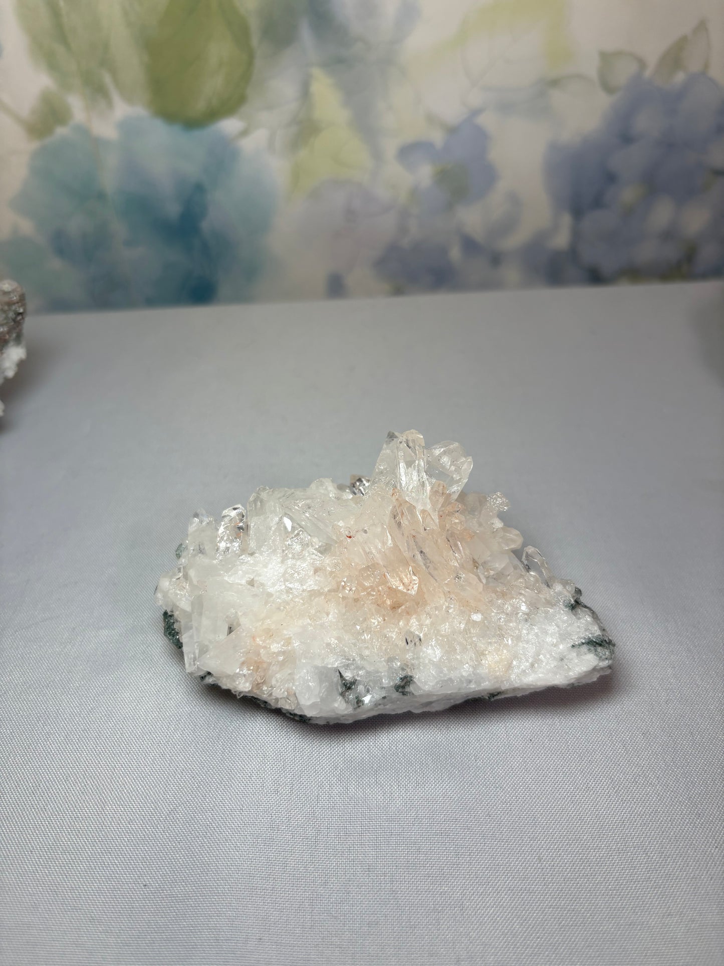 Pink Colombian Quartz + Chlorite 008