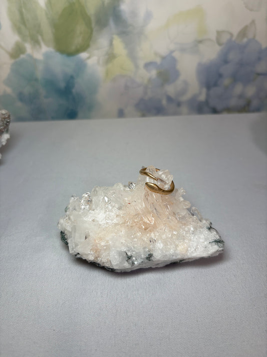 Pink Colombian Quartz + Chlorite 008